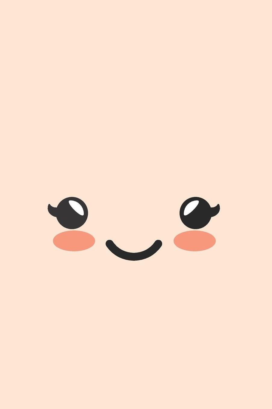 Cute Kawaii Face Notebook Journal
