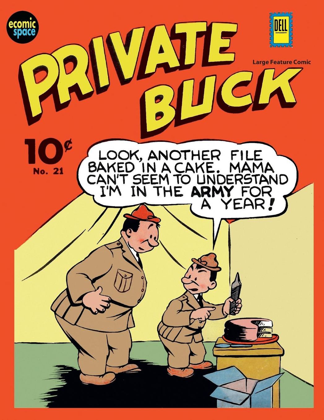 Private Buck: Large Feature Comic #21 (B&W)