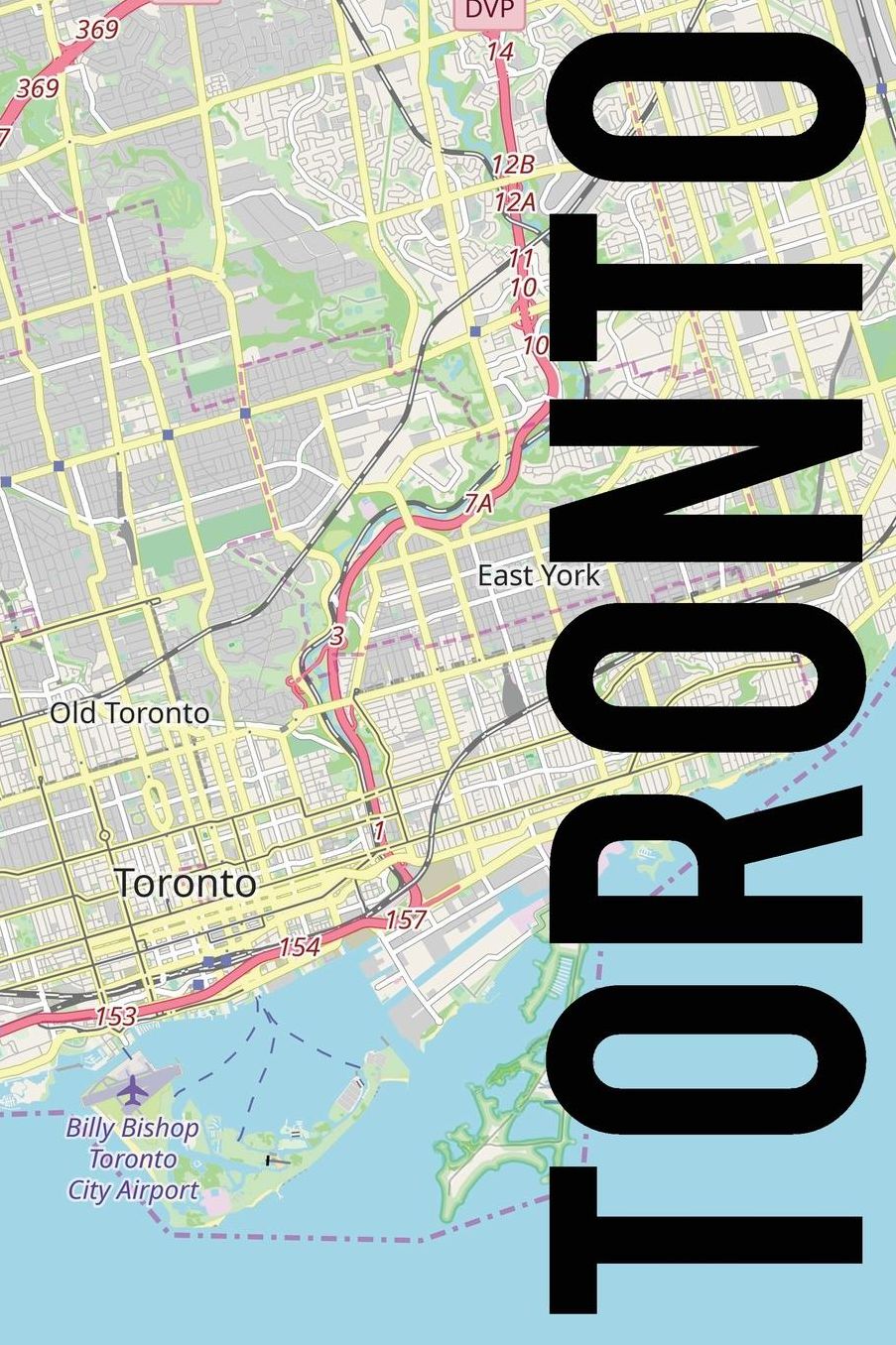 Toronto: 6x9 blank lined journal