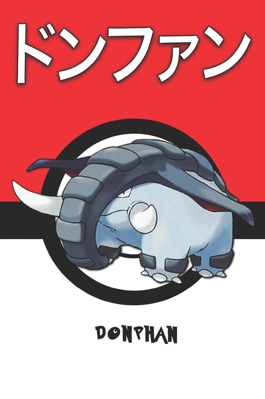Donphan: ドンファン Pokemon Lined Journal Notebook