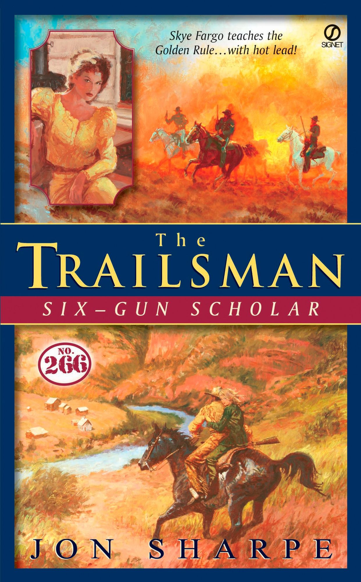 The Six-Gun Scholar (Trailsman Series #266)