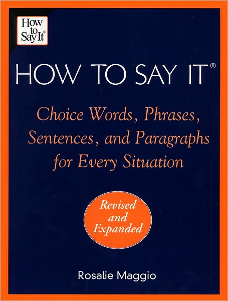 How To Say It