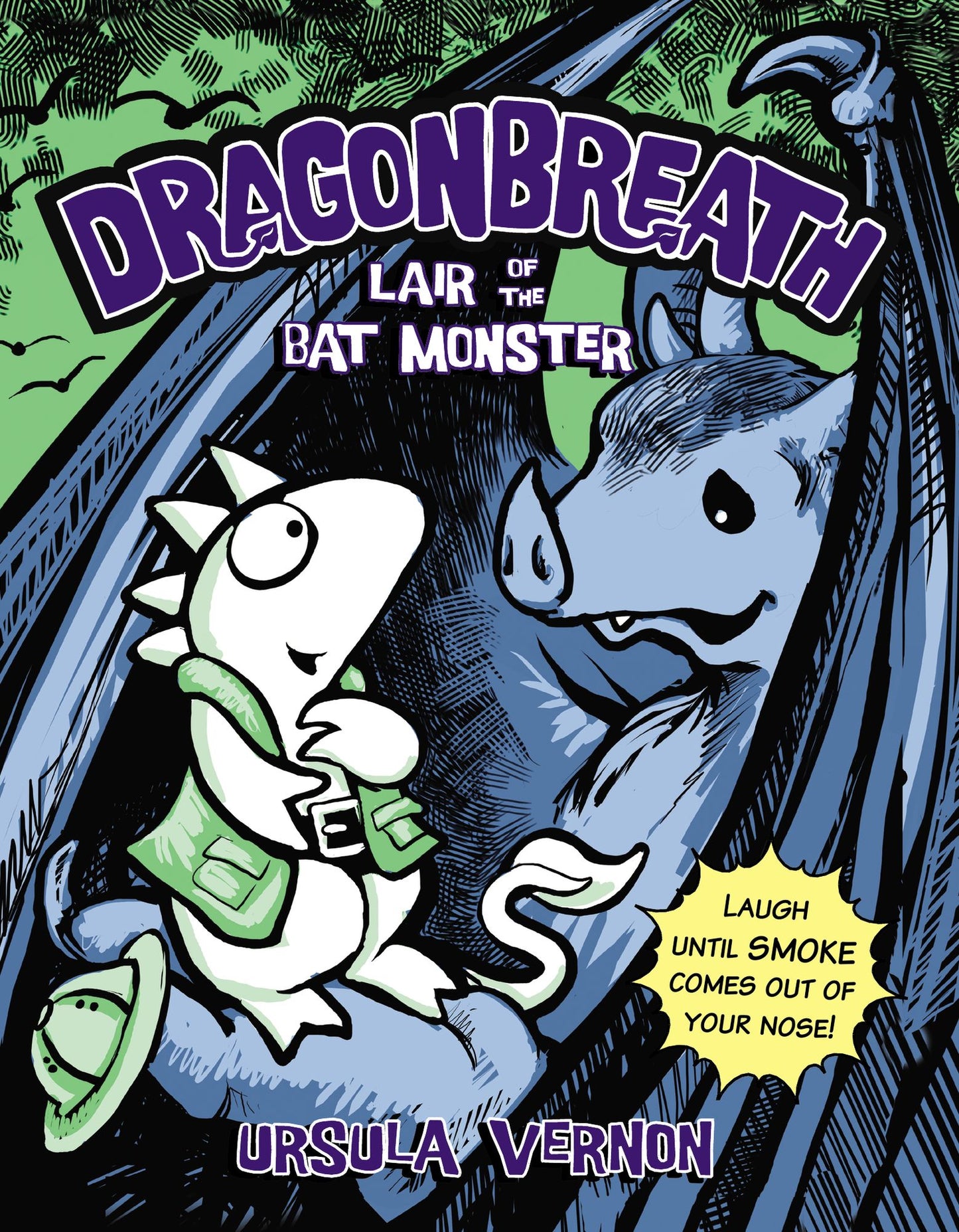 Lair of the Bat Monster (Dragonbreath Series #4)