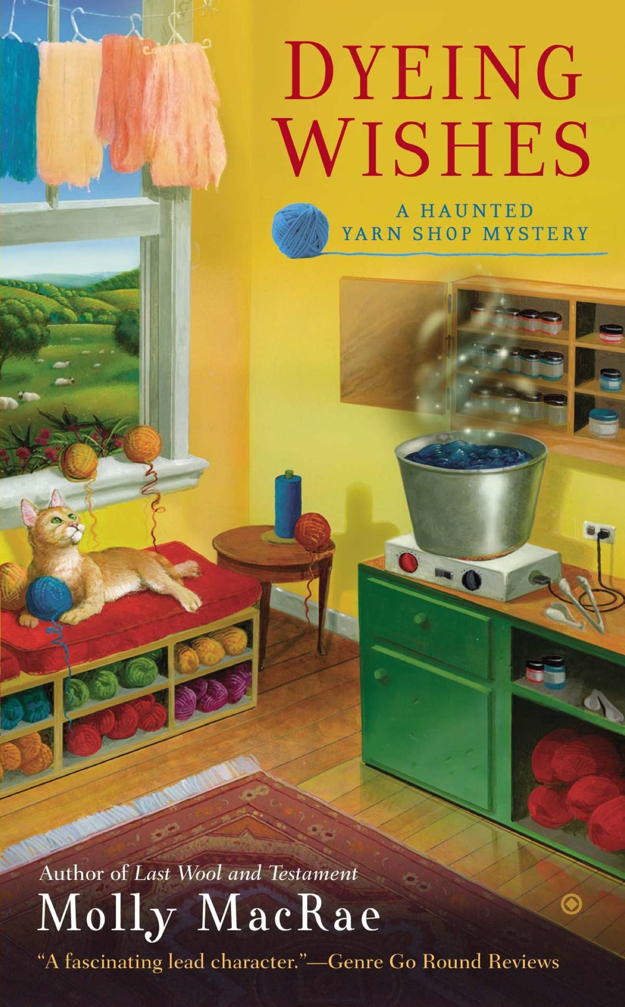 Dyeing Wishes (Haunted Yarn Shop Series #2)