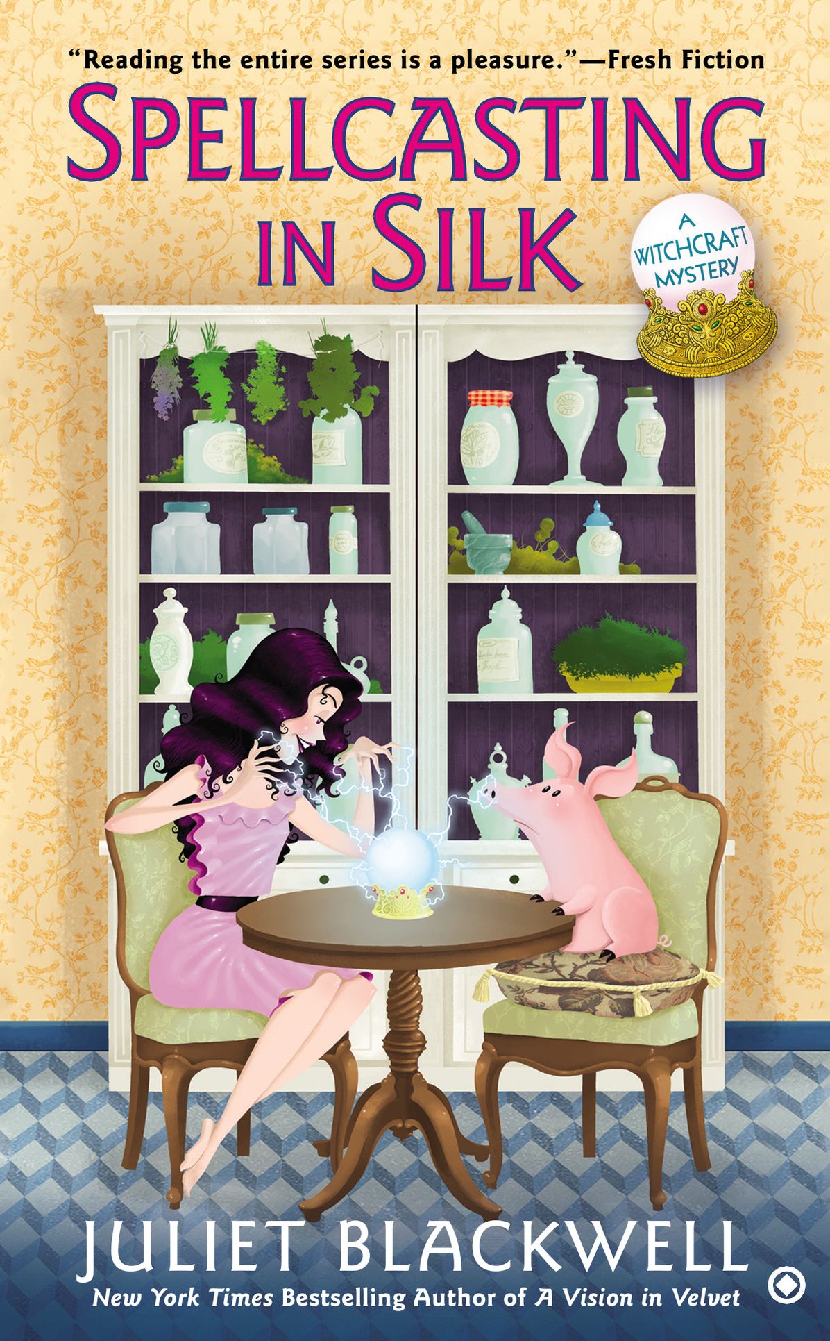 Spellcasting In Silk (Witchcraft Mystery Series #7)