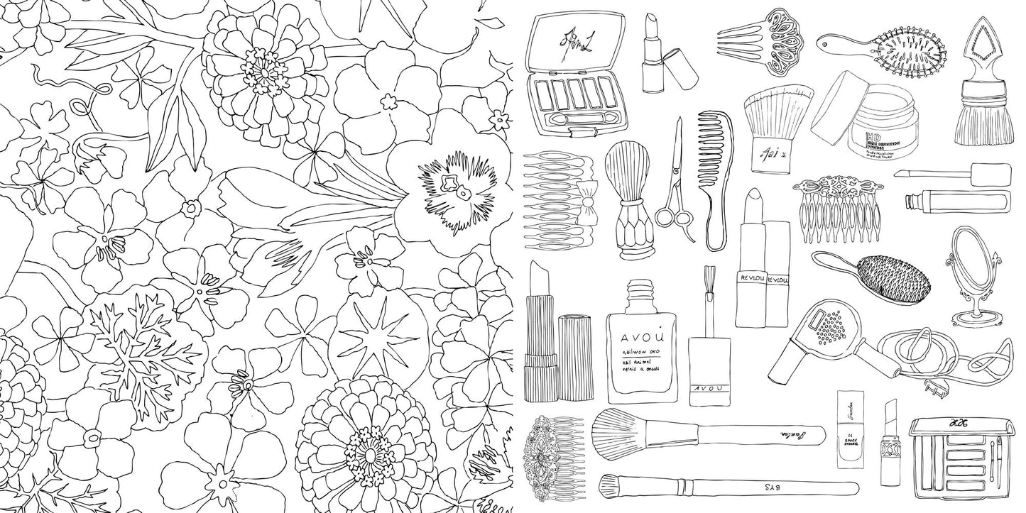 Paris Street Style: A Coloring Book