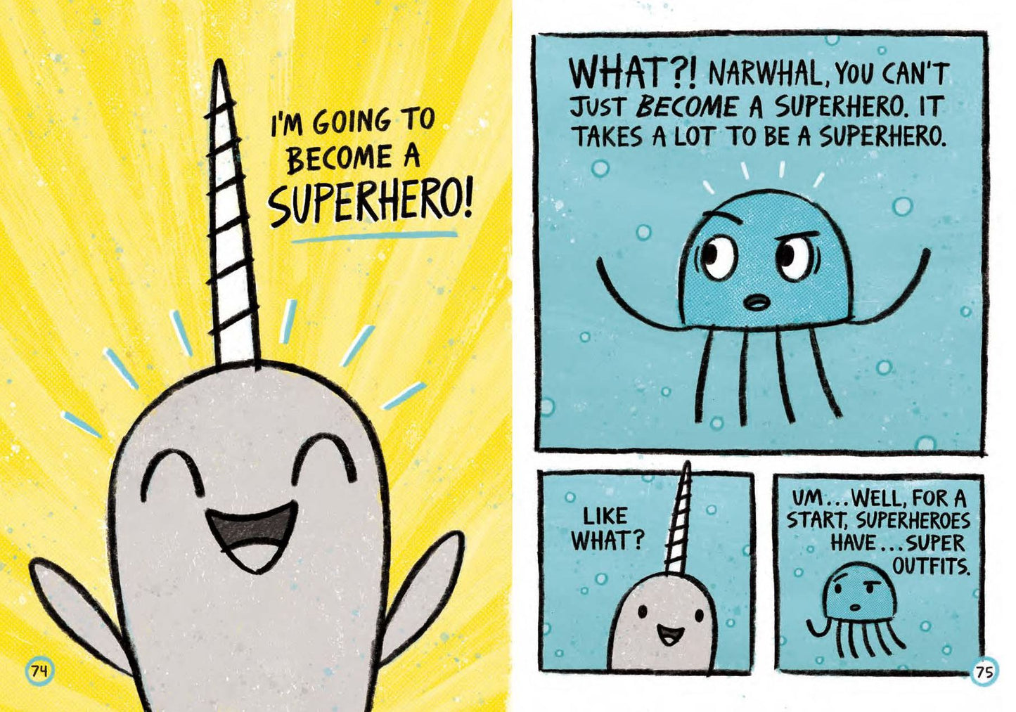 Super Narwhal and Jelly Jolt I(Narwhal and Jelly Series #2)