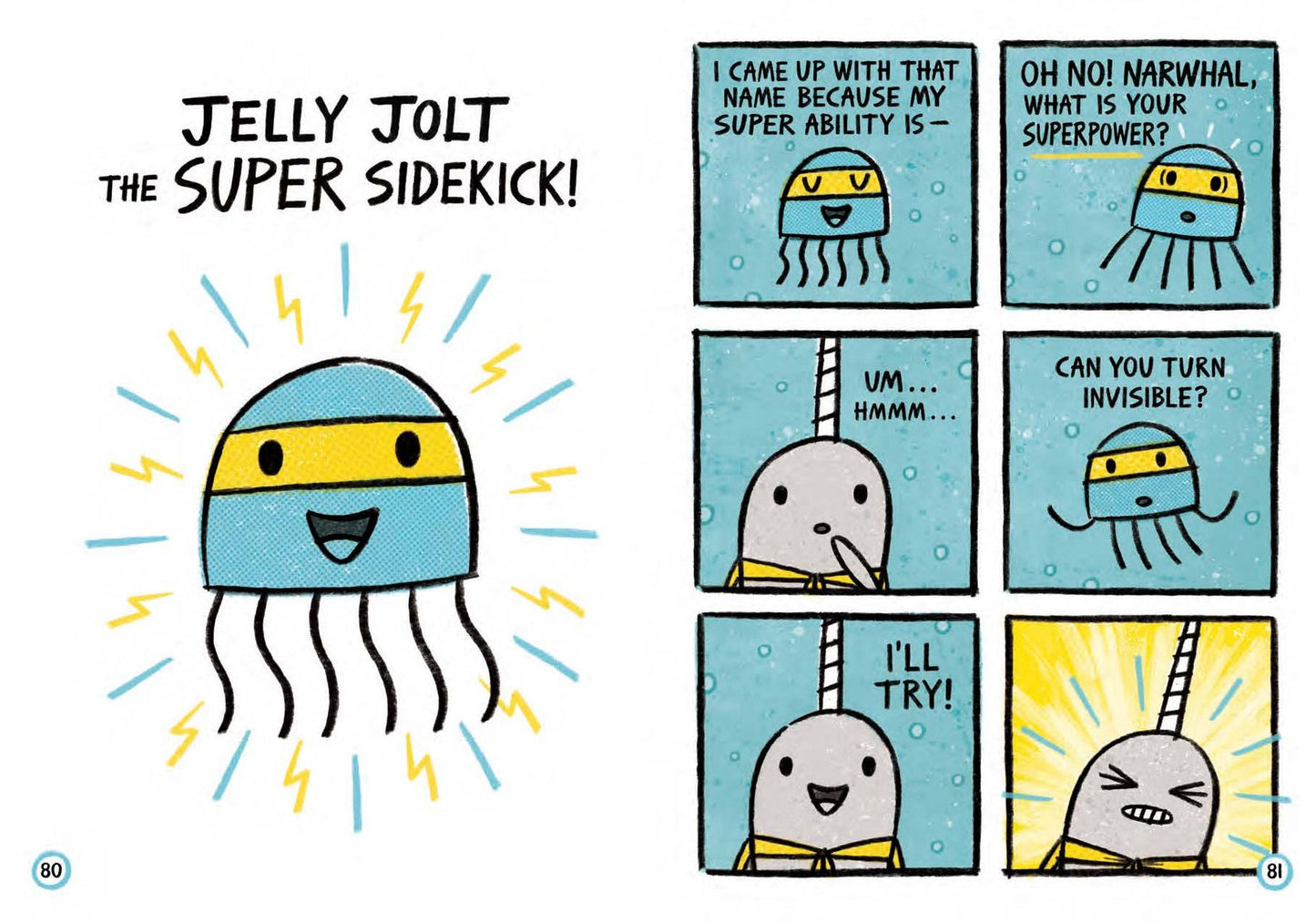 Super Narwhal and Jelly Jolt I(Narwhal and Jelly Series #2)