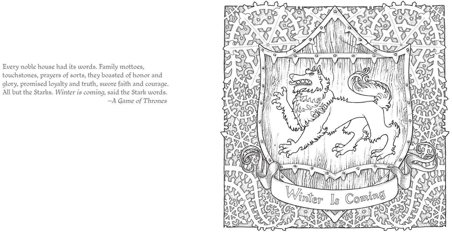 The Official A Game of Thrones Coloring Book