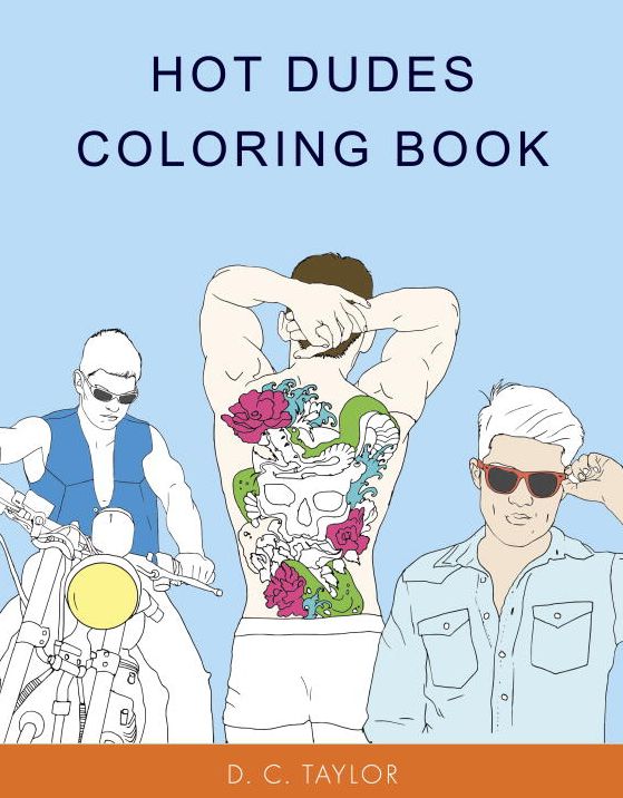 Hot Dudes Coloring Book