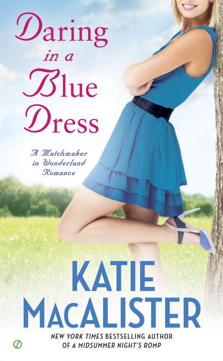 Daring In a Blue Dress