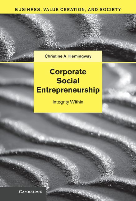 Corporate Social Entrepreneurship: Integrity Within
