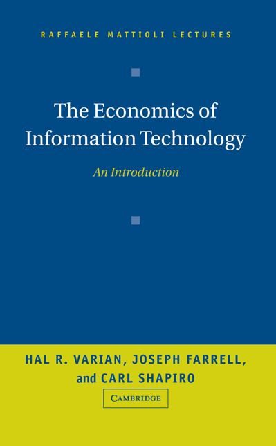 The Economics of Information Technology: An Introduction
