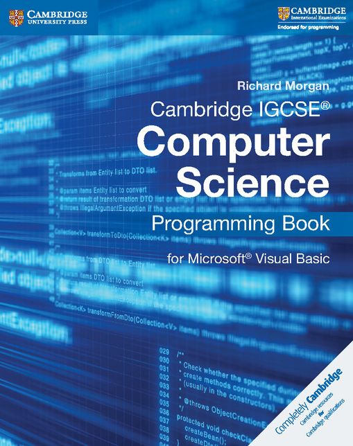 Cambridge IGCSE Computer Science Programming Book: for Microsoft Visual Basic
