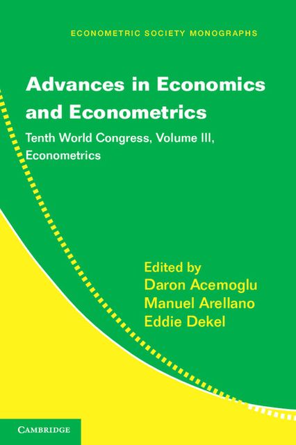 Advances in Economics and Econometrics: Volume 3, Econometrics: Tenth World Congress