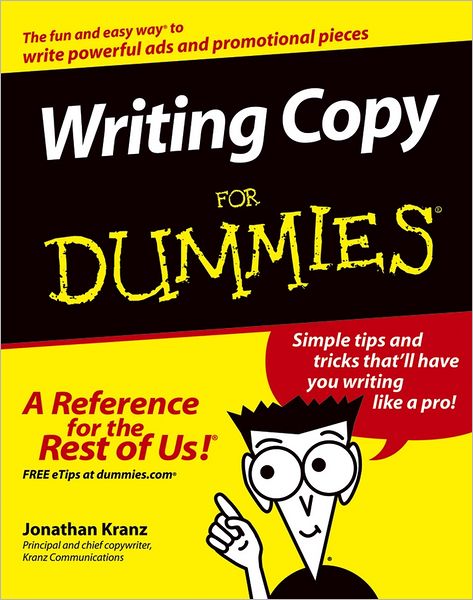 Writing Copy For Dummies