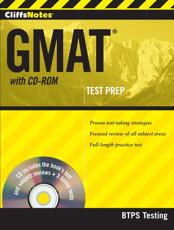 CliffsNotes GMAT with CD-ROM