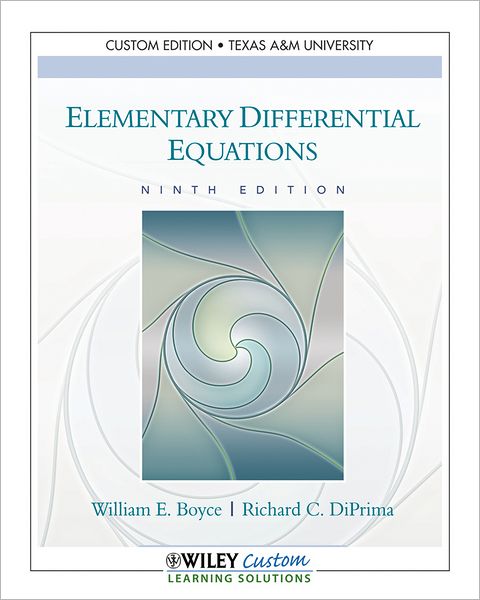 Elementary Differential Equations (Custom)