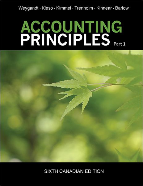 Accounting Principles, Part 1 (Canadian Edition)
