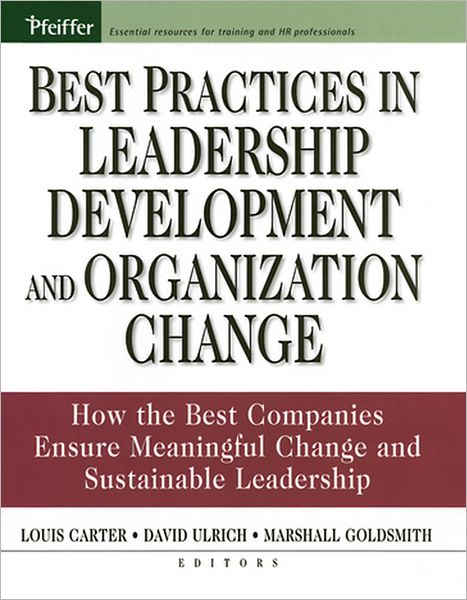 Best Practices in Leadership Development and Organization Change: How the Best Companies Ensure Meaningful Change and Sustainable Leadership