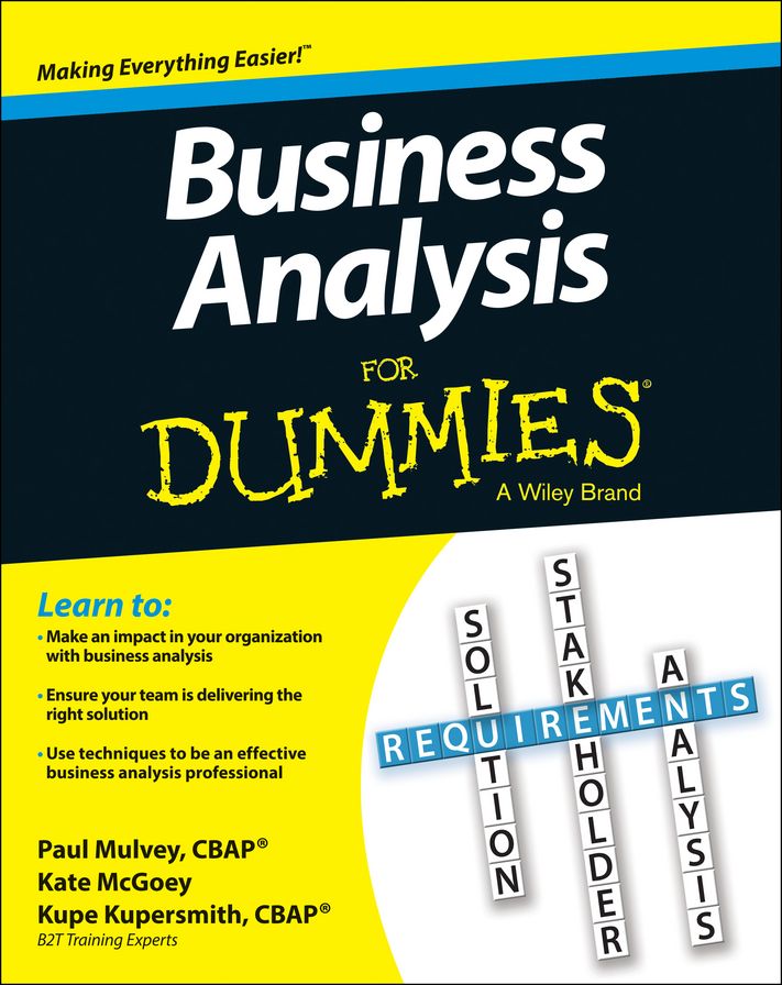 Business Analysis For Dummies
