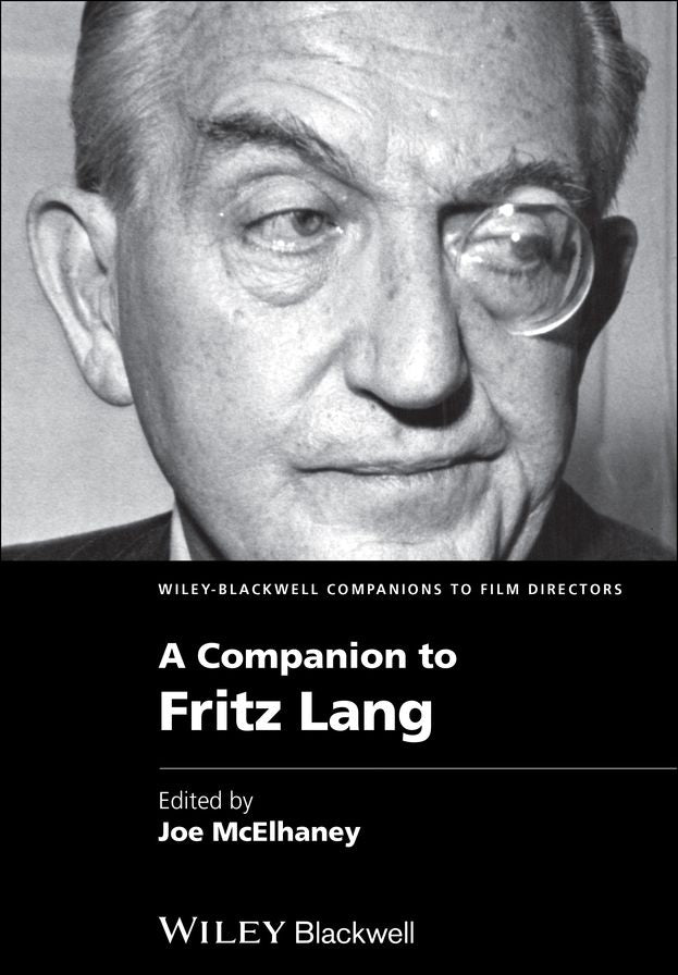A Companion to Fritz Lang