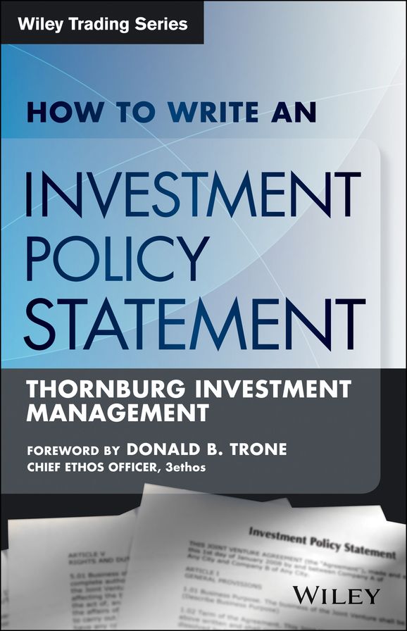 How to Write an Investment Policy Statement, 2nd Edition