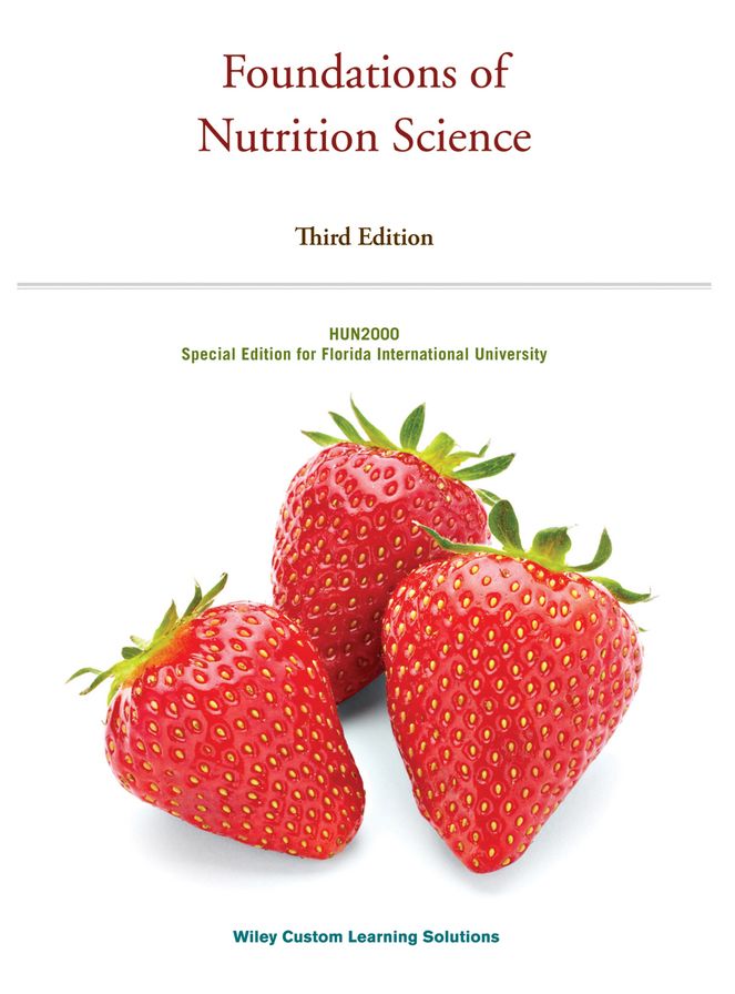 Foundations of Nutrition Science (Custom)