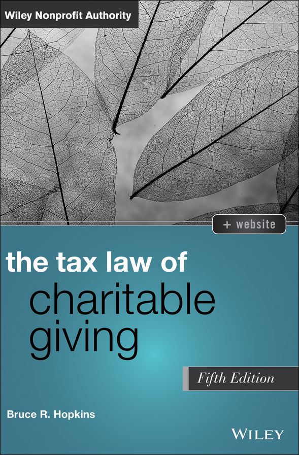 The Tax Law of Charitable Giving