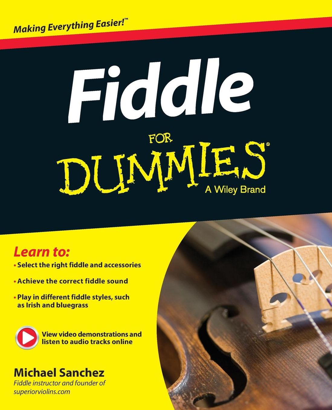 Fiddle For Dummies, Book + Online Video and Audio Instruction