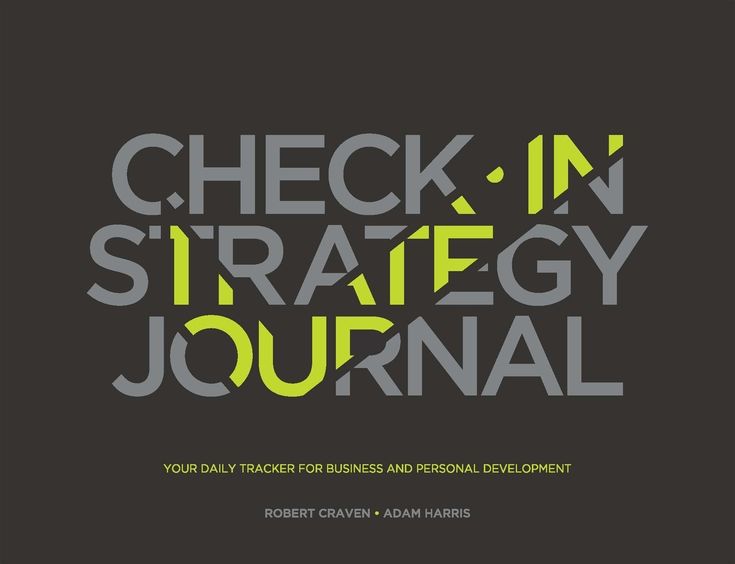 Check-In Strategy Journal : Your Daily Tracker for Business and Personal Development