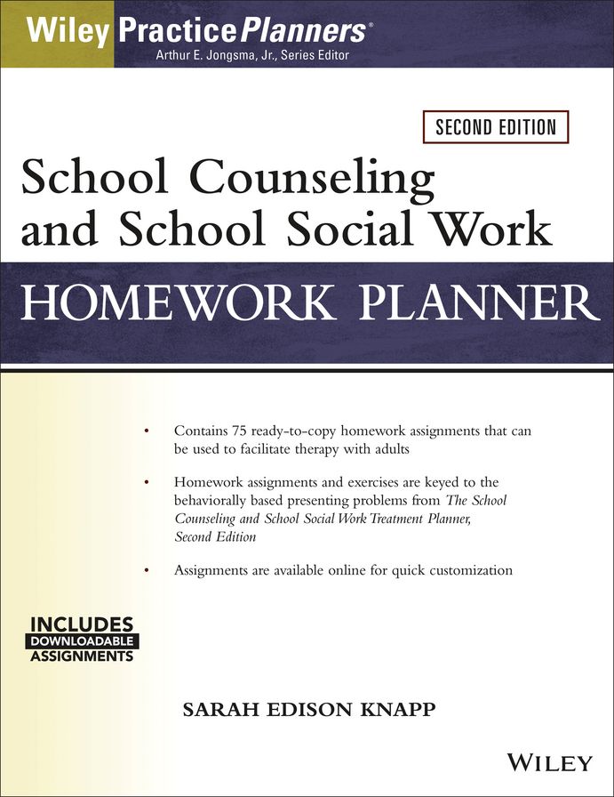 School Counseling and Social Work Homework Planner (W/ Download)
