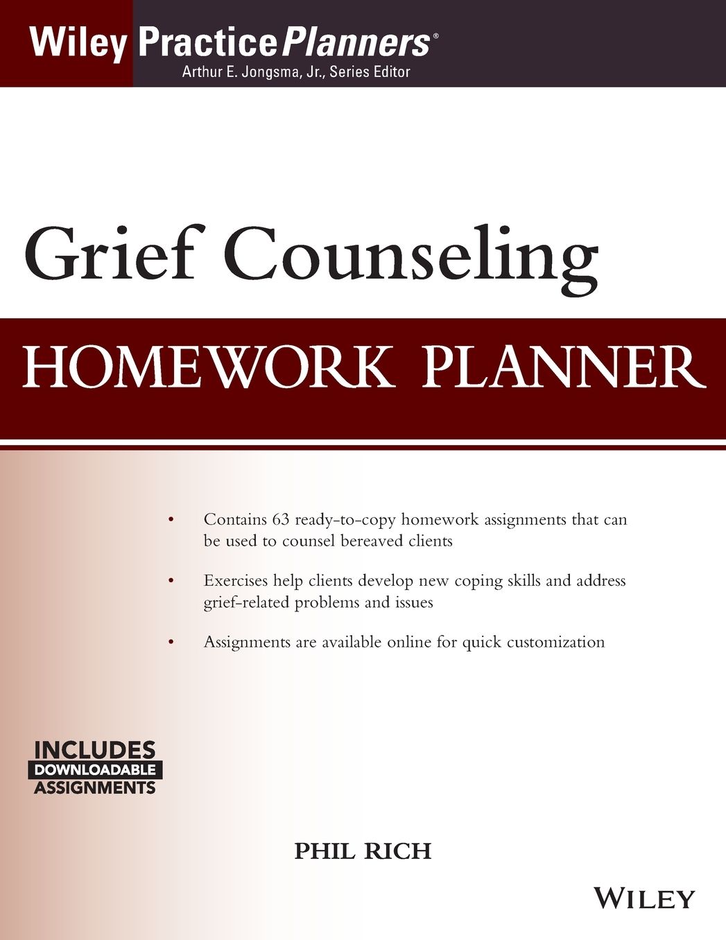 Grief Counseling Homework Planner, (with Download)
