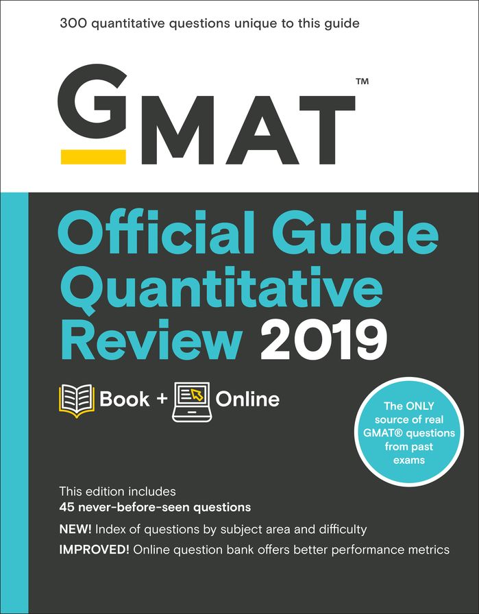 GMAT Official Guide 2019 Quantitative Review: Book + Online
