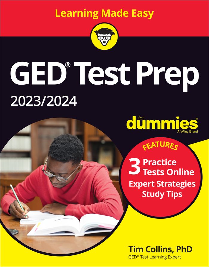 GED Test Prep 2023/2024 For Dummies with Online Practice