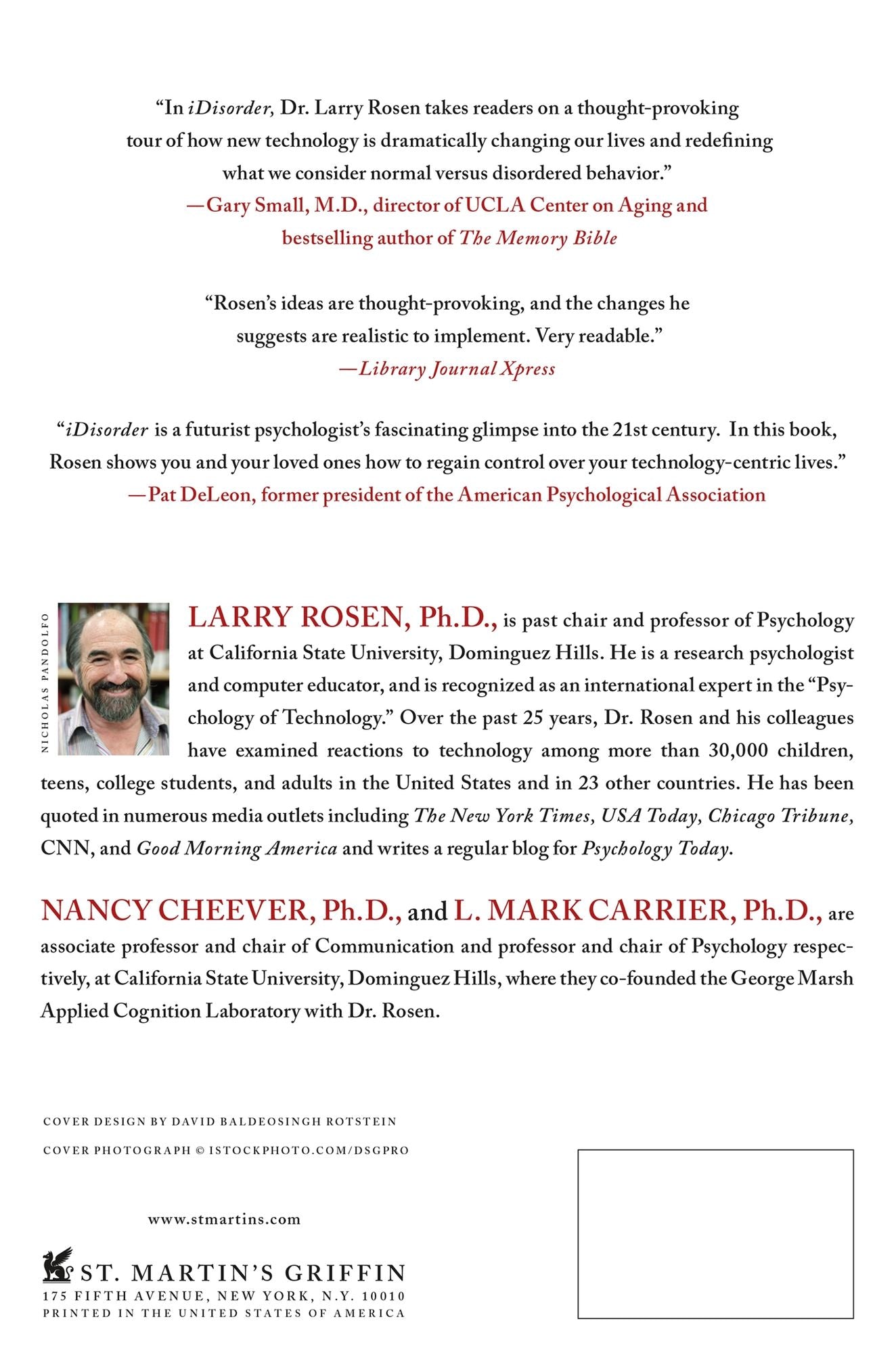 iDisorder: Understanding Our Obsession with Technology and Overcoming Its Hold on Us