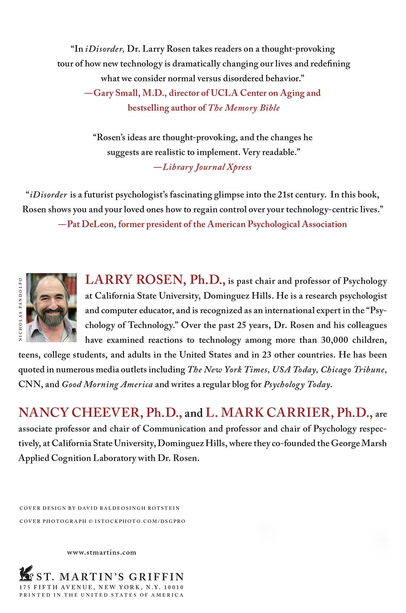 iDisorder: Understanding Our Obsession with Technology and Overcoming Its Hold on Us