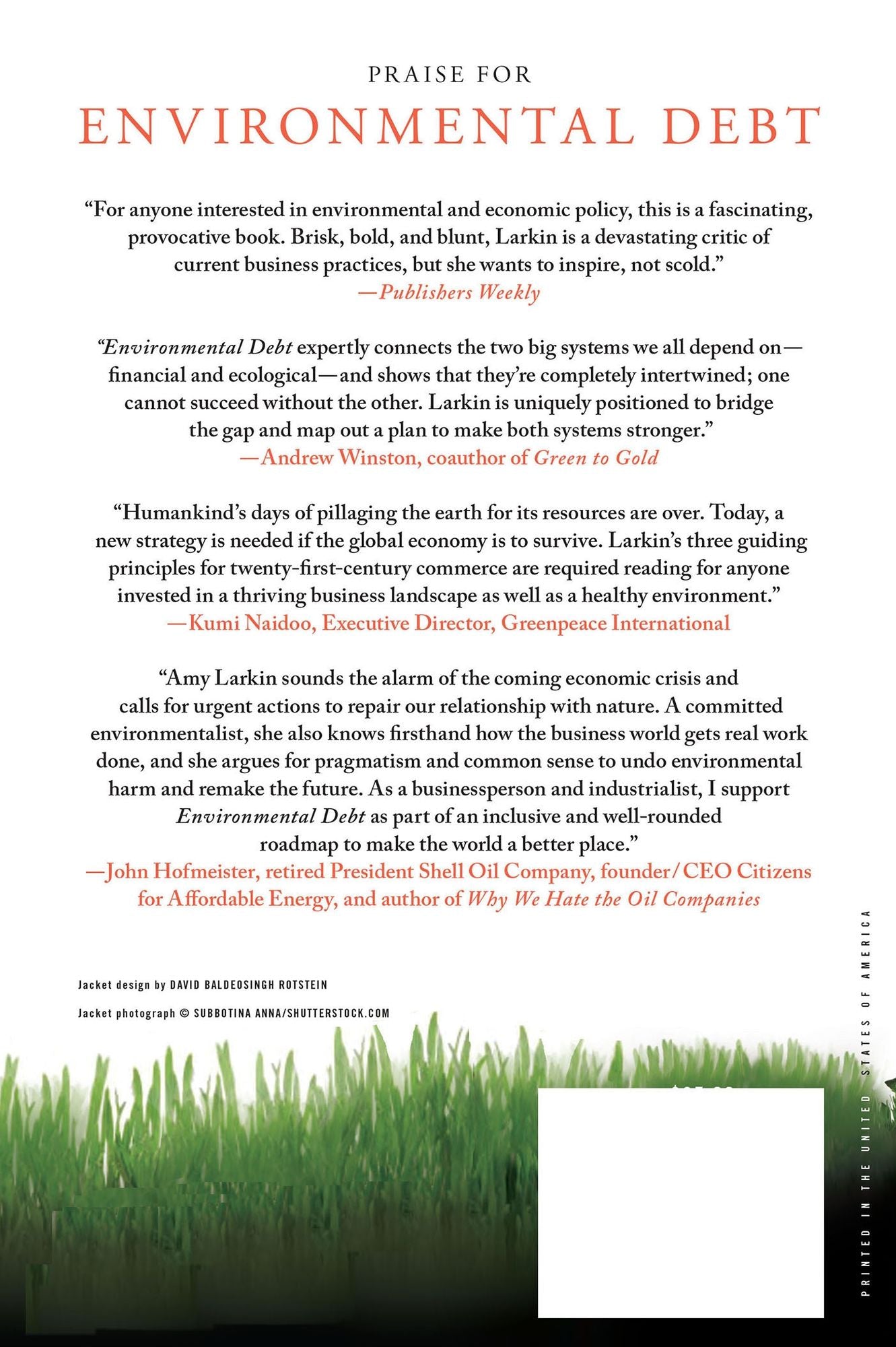 Environmental Debt: The Hidden Costs of a Changing Global Economy