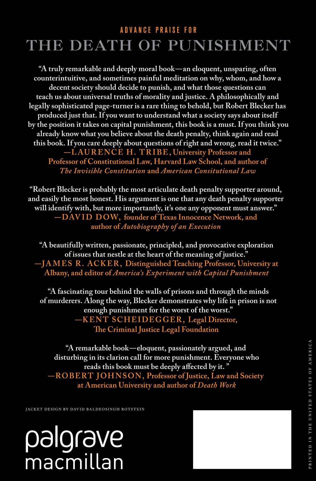 The Death of Punishment: Searching for Justice among the Worst of the Worst