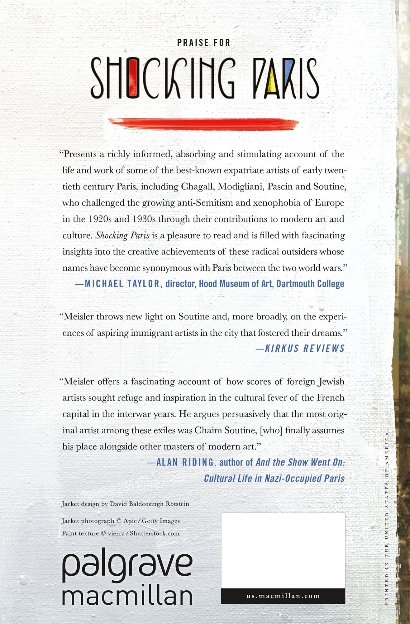 Shocking Paris: Soutine, Chagall and the Outsiders of Montparnasse