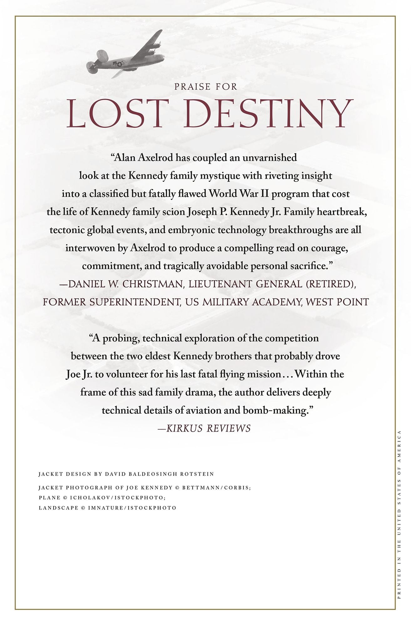 Lost Destiny: Joe Kennedy Jr. and the Doomed WWII Mission to Save London