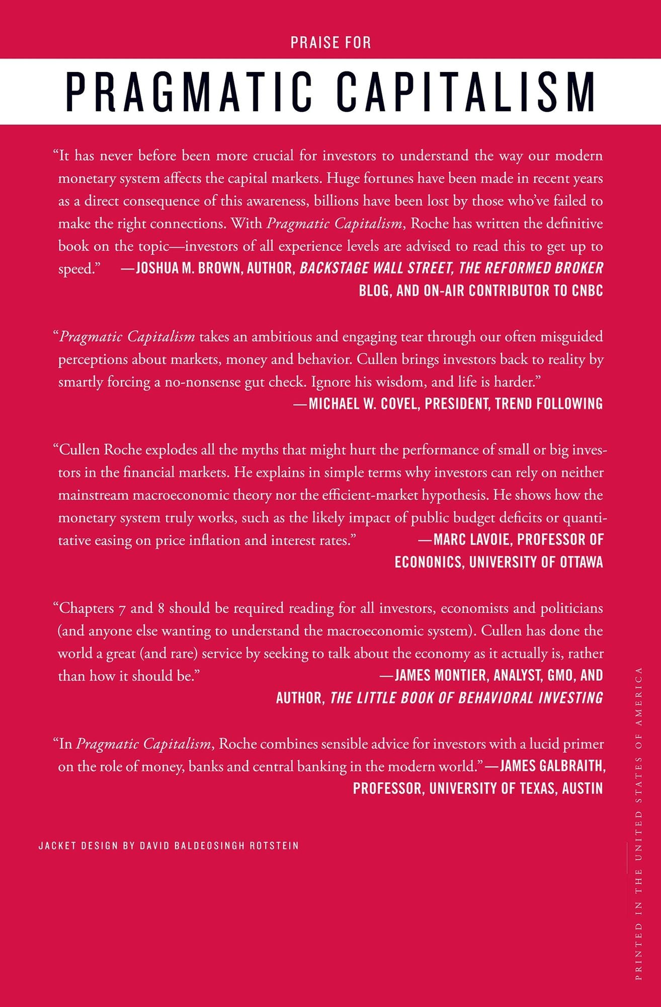 Pragmatic Capitalism: What Every Investor Needs to Know About Money and Finance