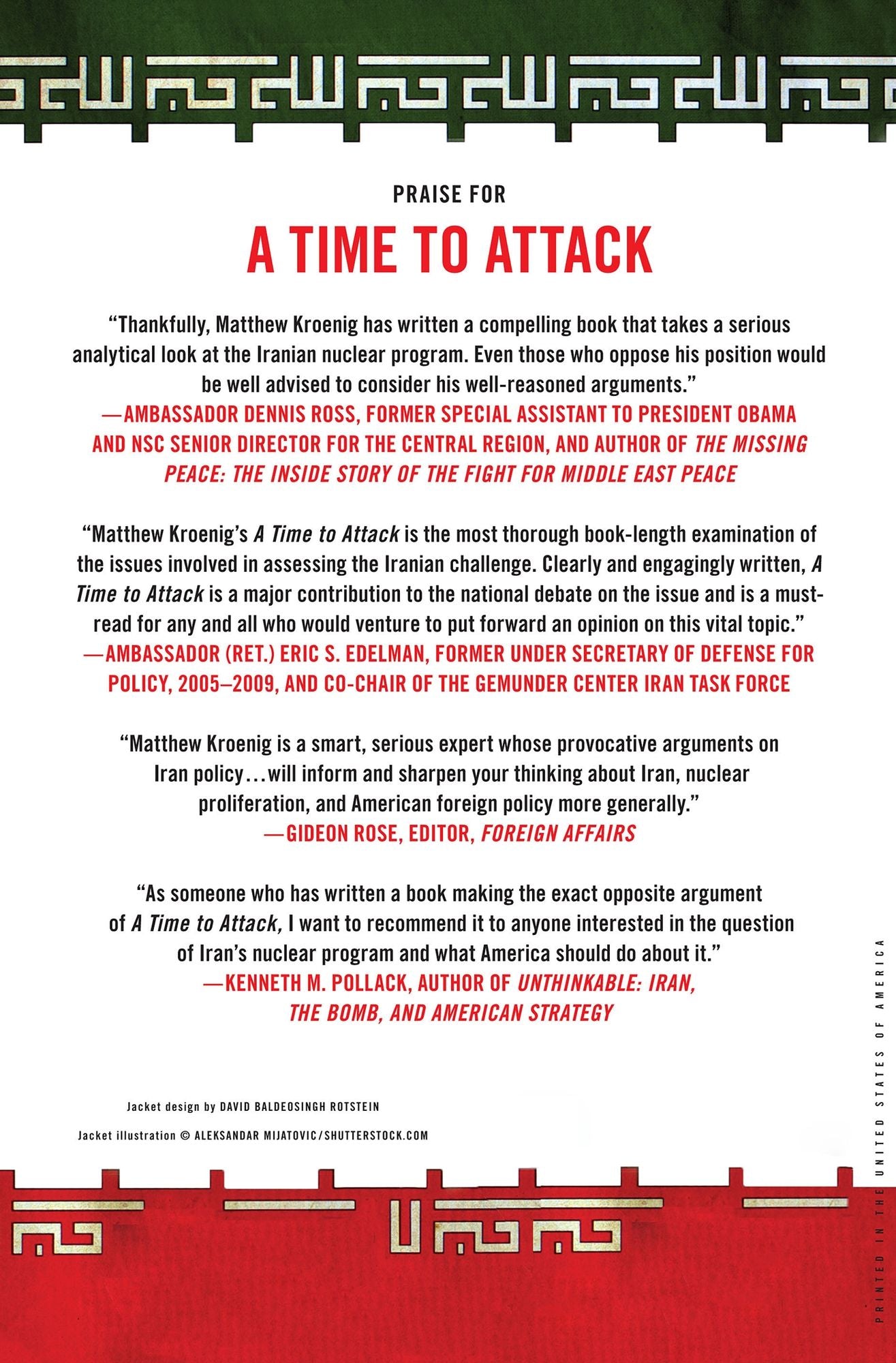 A Time to Attack: The Looming Iranian Nuclear Threat