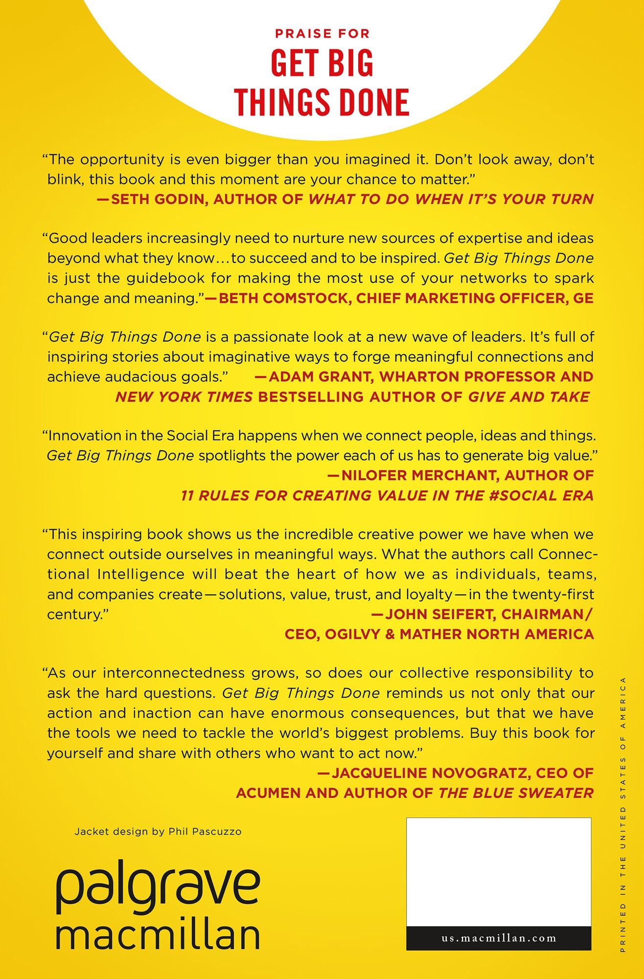 Get Big Things Done: The Power of Connectional Intelligence