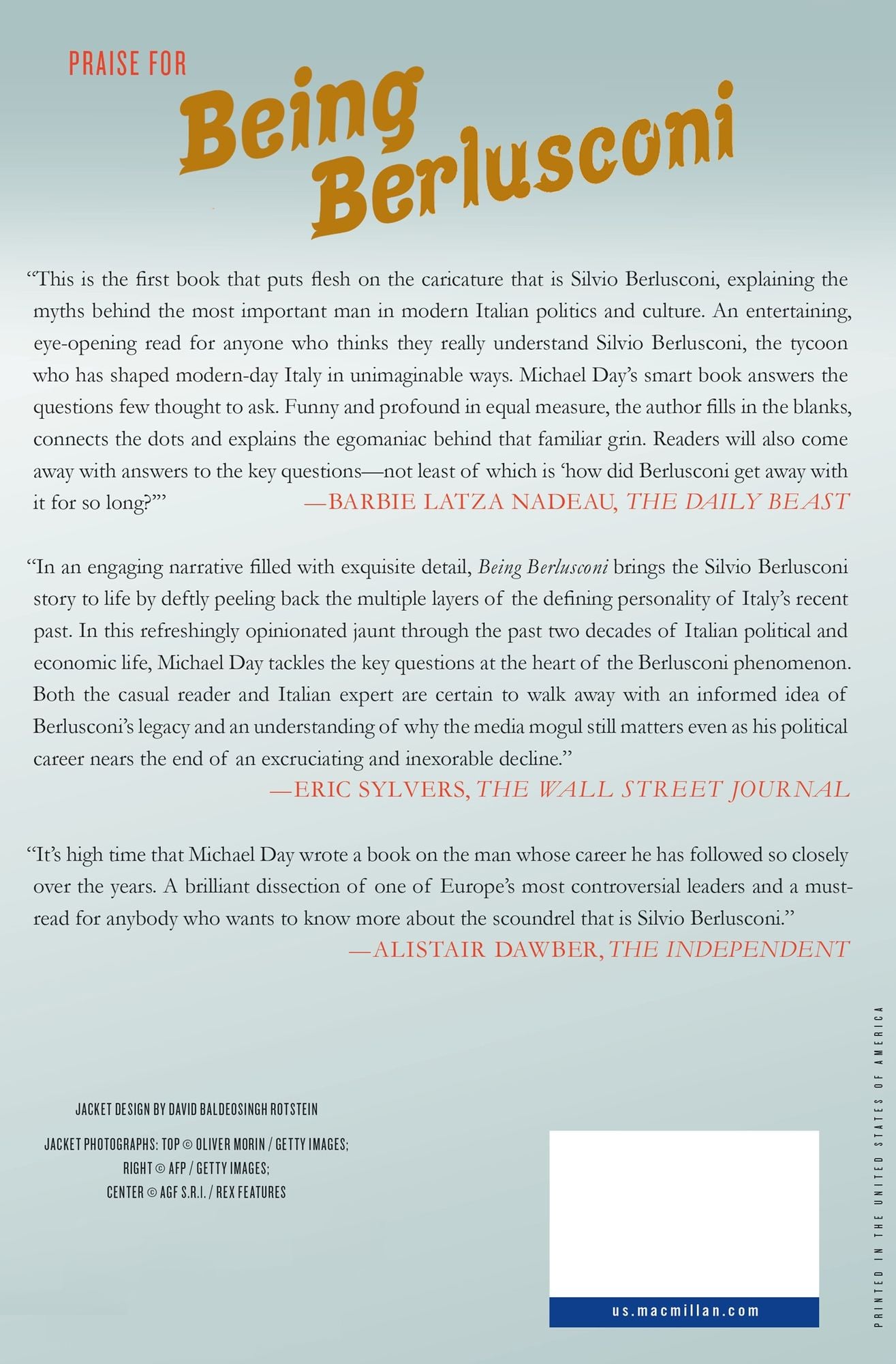 Being Berlusconi: The Rise and Fall from Cosa Nostra to Bunga Bunga