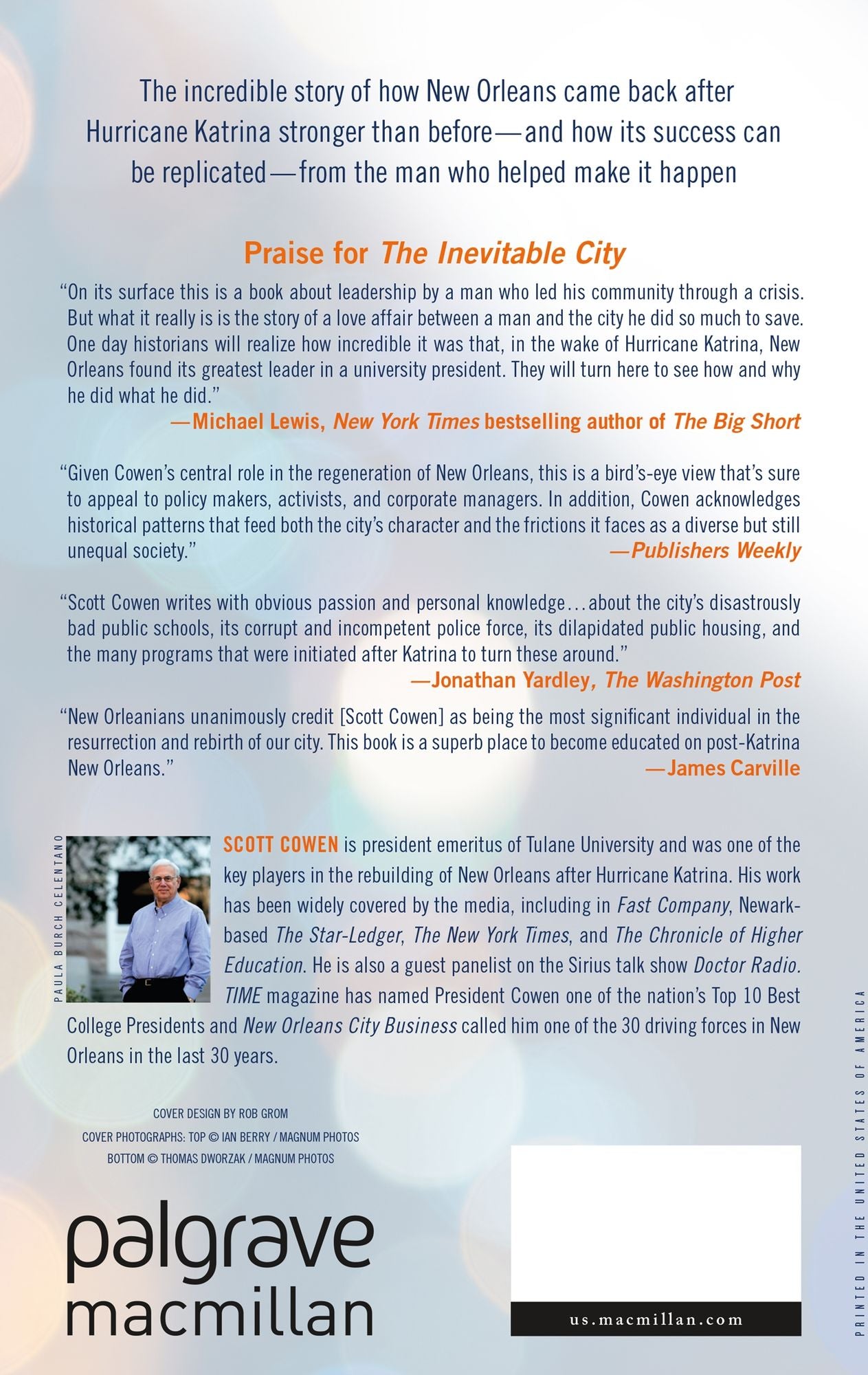 The Inevitable City: Hurricane Katrina, New Orleans, and 10 Principles of Crisis Leadership