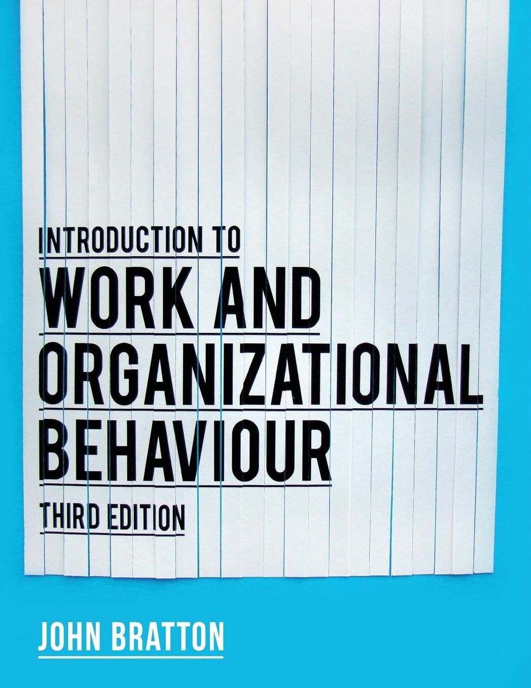 Introduction to Work and Organizational Behaviour