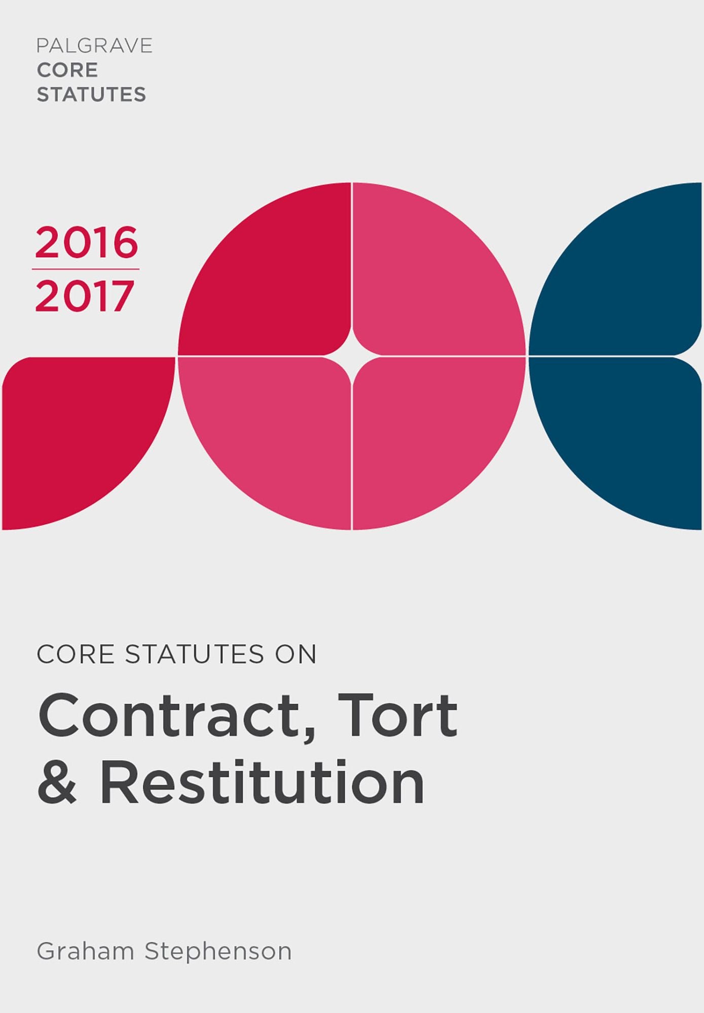 Core Statutes on Contract, Tort & Restitution 2016-17