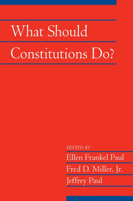 What Should Constitutions Do?