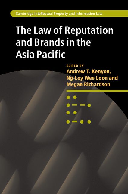 The Law of Reputation and Brands in the Asia Pacific